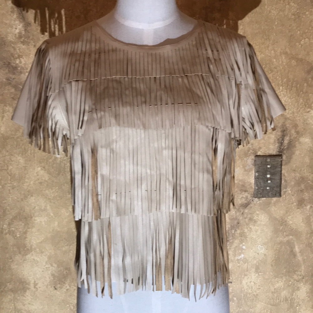Custom Nikki Rich fringe top